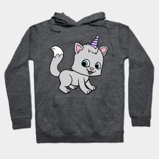 Unicorn Kitty Cat Hoodie